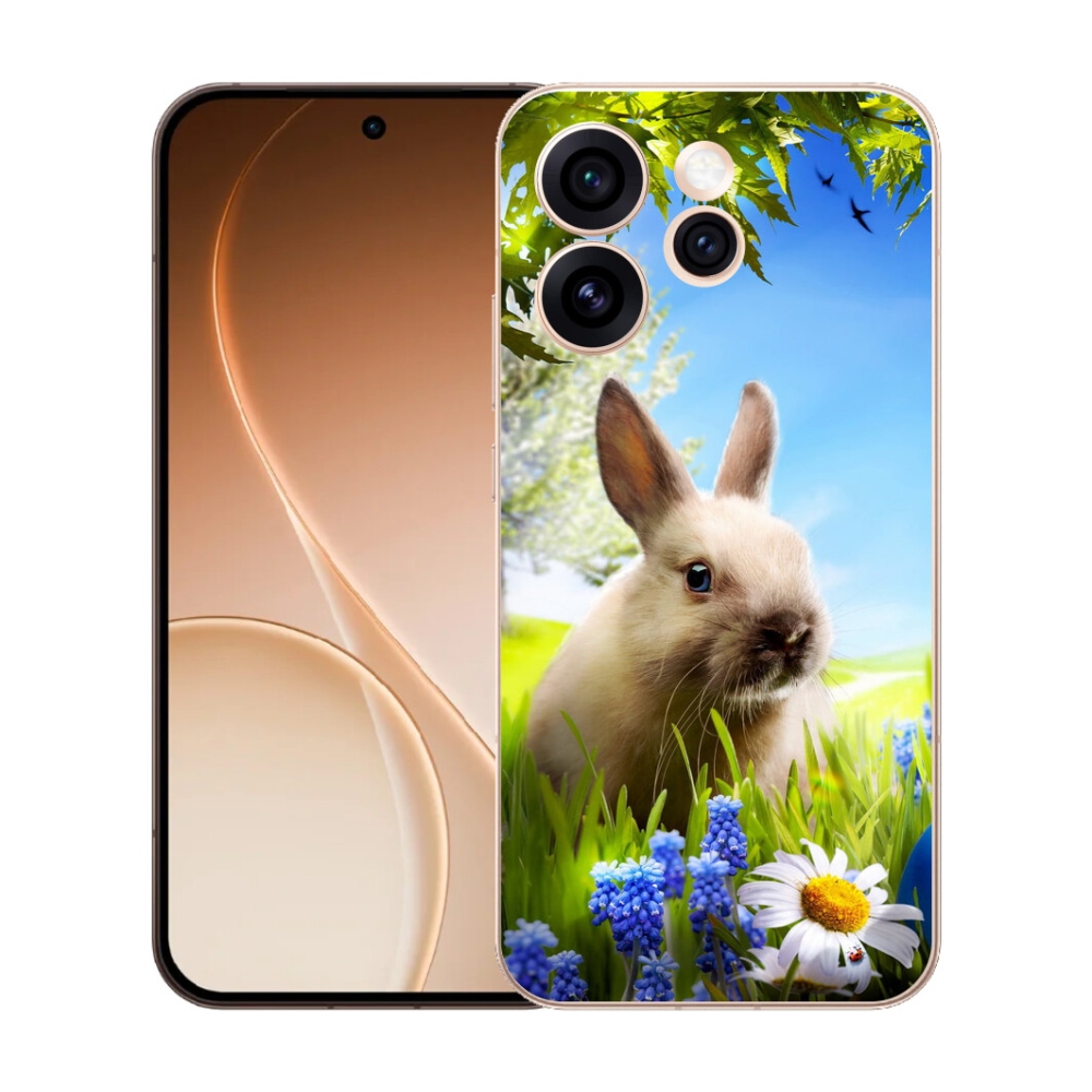 Gelový kryt mmCase na Oppo Reno 15 Pro 5G - zajíček
