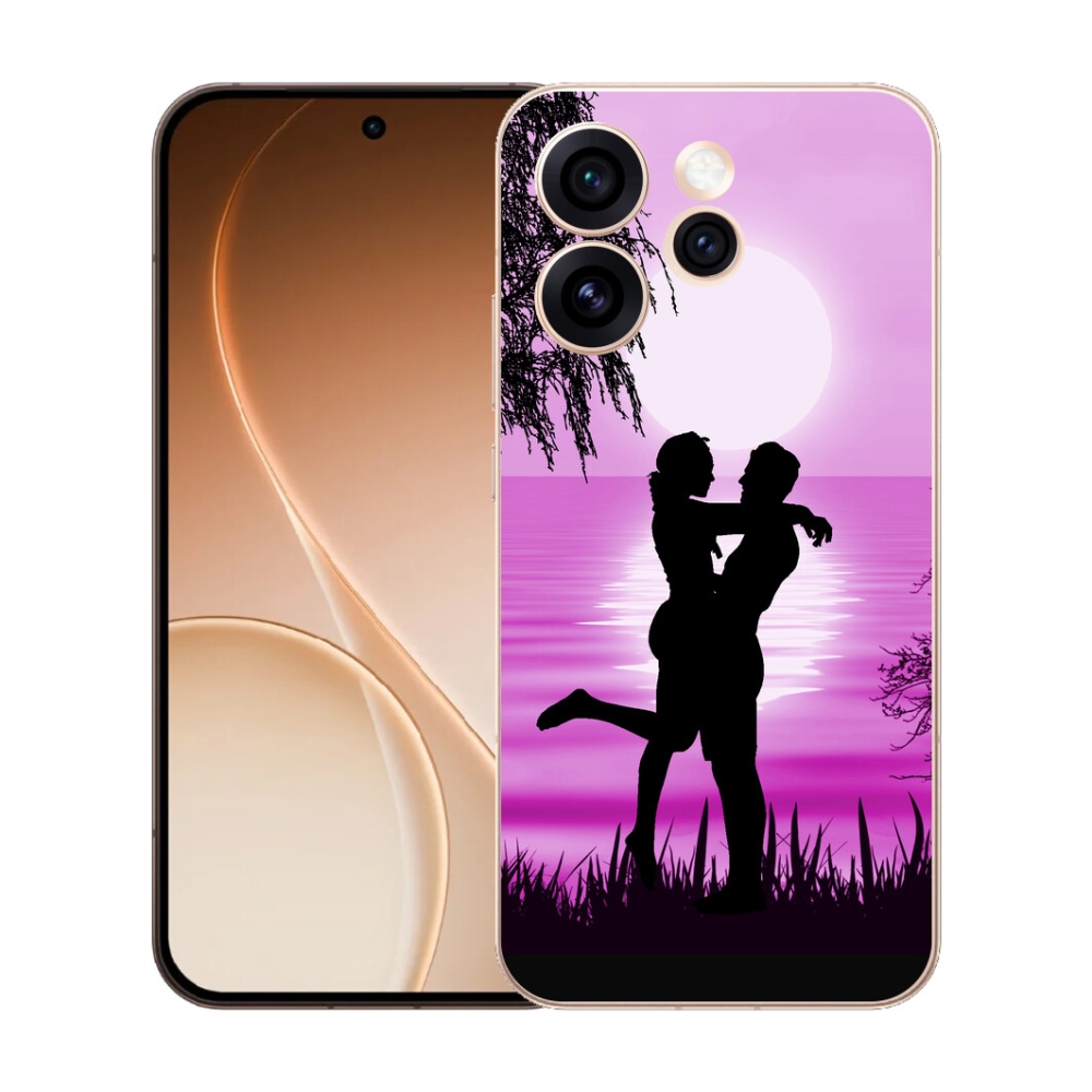 Gelový kryt mmCase na Oppo Reno 15 Pro 5G - západ slunce