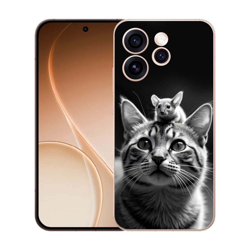 Gelový kryt mmCase na Oppo Reno 15 Pro 5G - zvířecí přátelství 2