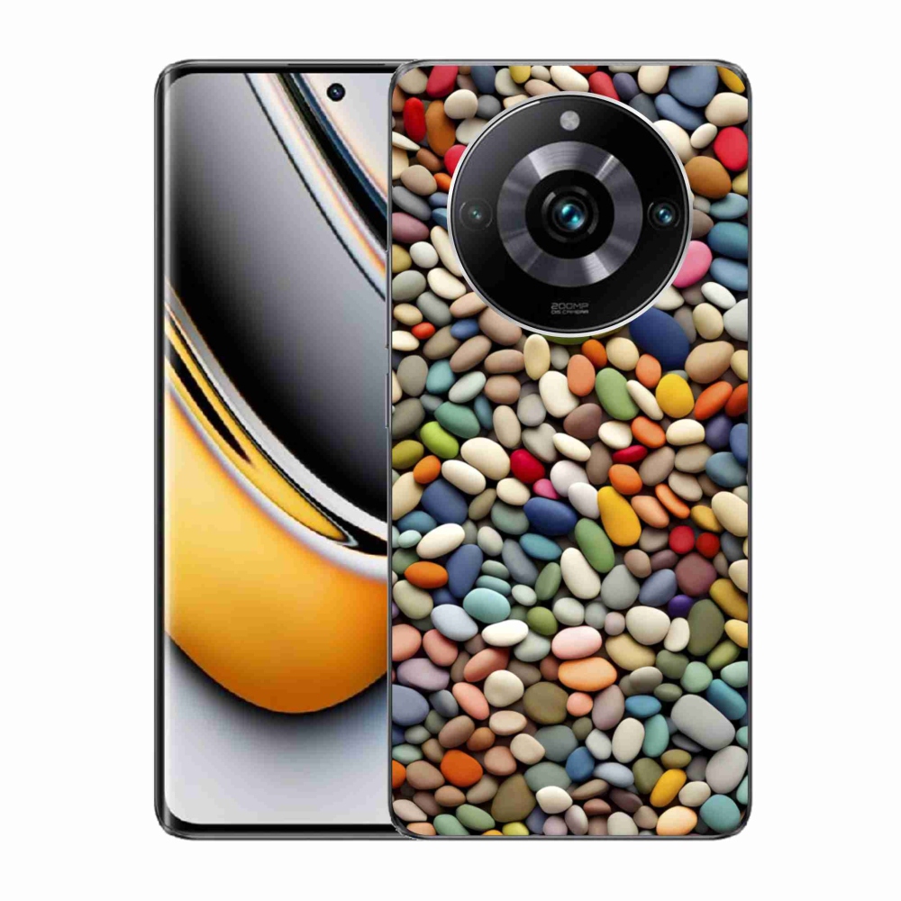 Gelový kryt mmCase na Realme 11 Pro 5G/11 Pro+ 5G - barevné kamínky 2