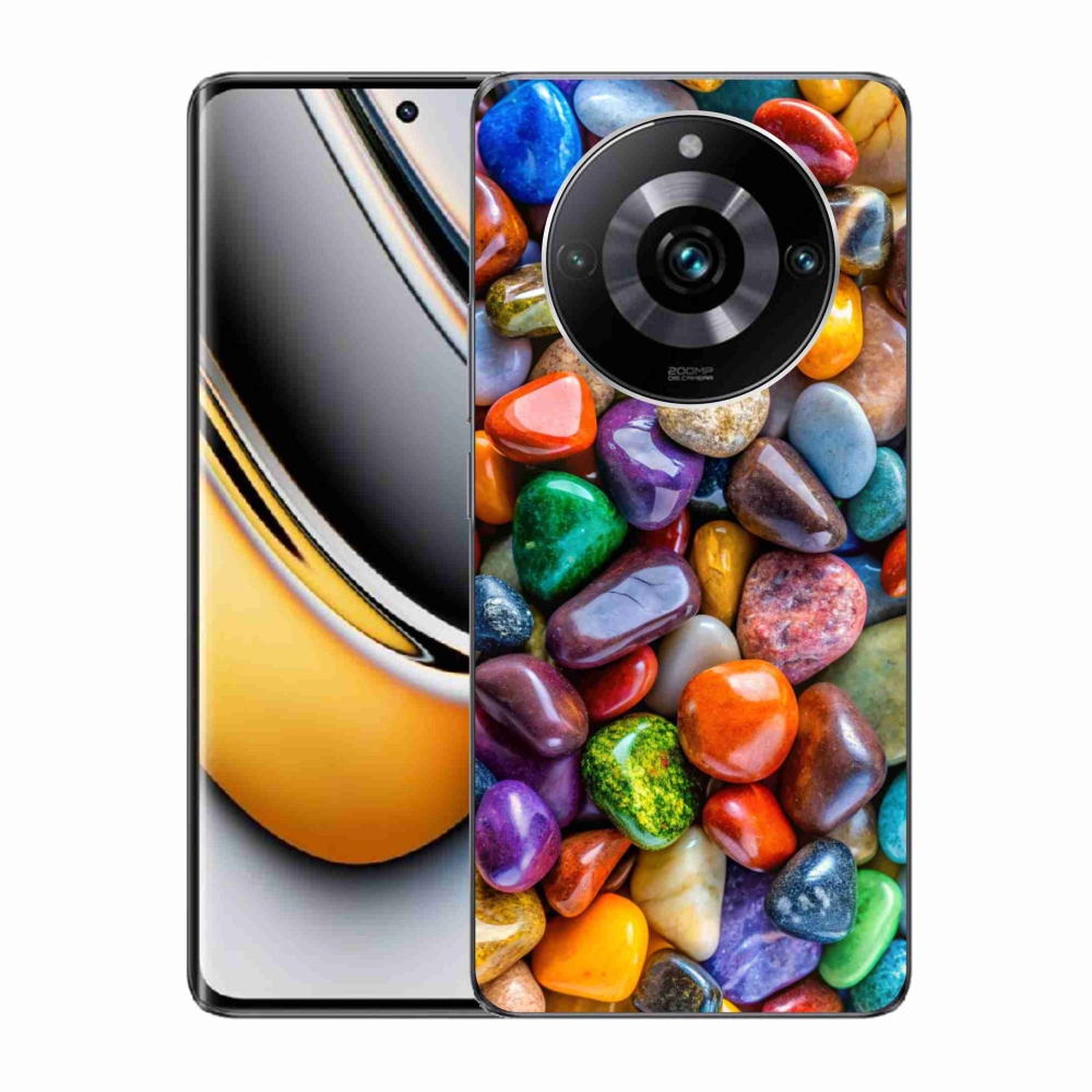 Gelový kryt mmCase na Realme 11 Pro 5G/11 Pro+ 5G - barevné kamínky