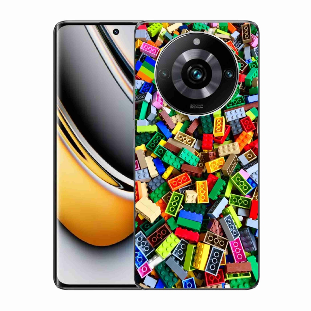 Gelový kryt mmCase na Realme 11 Pro 5G/11 Pro+ 5G - barevné stavební kostky