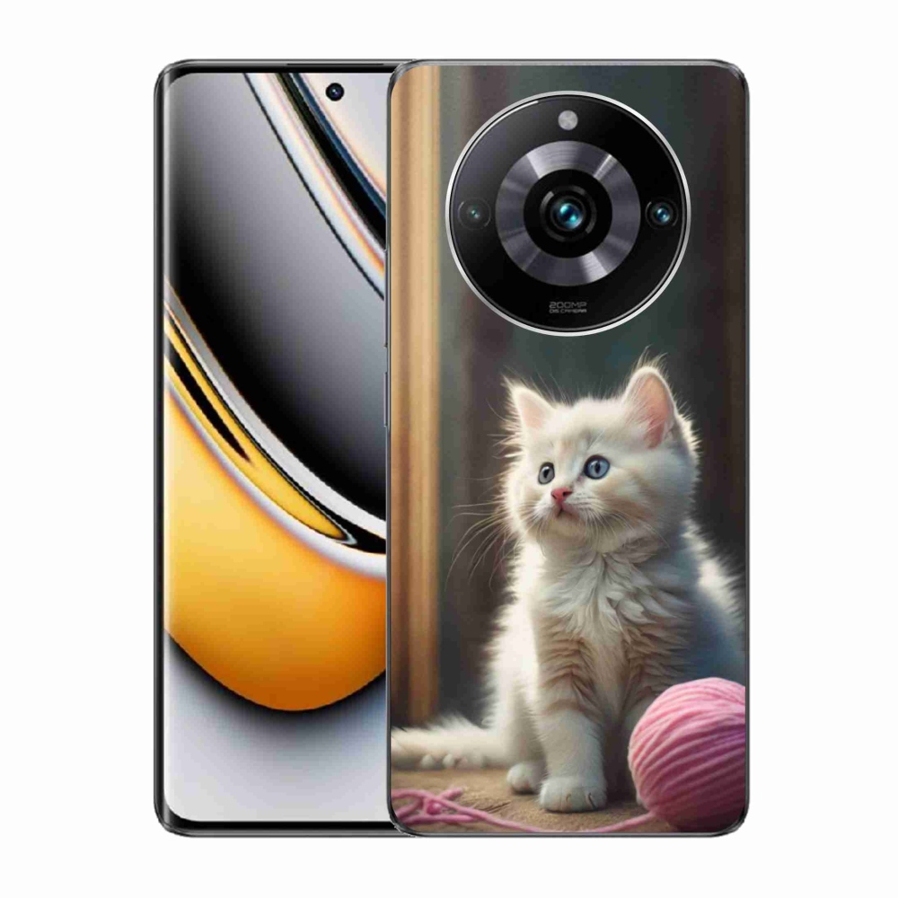 Gelový kryt mmCase na Realme 11 Pro 5G/11 Pro+ 5G - bílé kotě 2