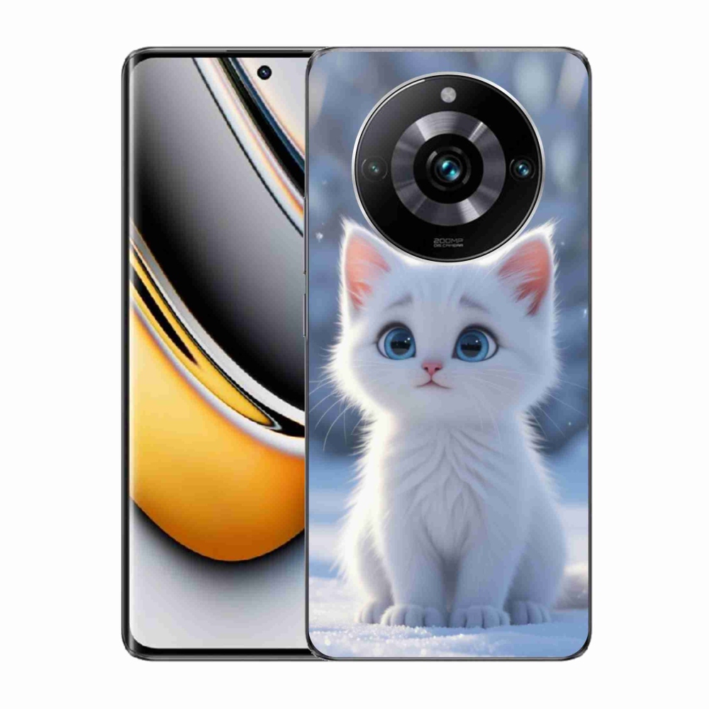 Gelový kryt mmCase na Realme 11 Pro 5G/11 Pro+ 5G - bílé kotě 3