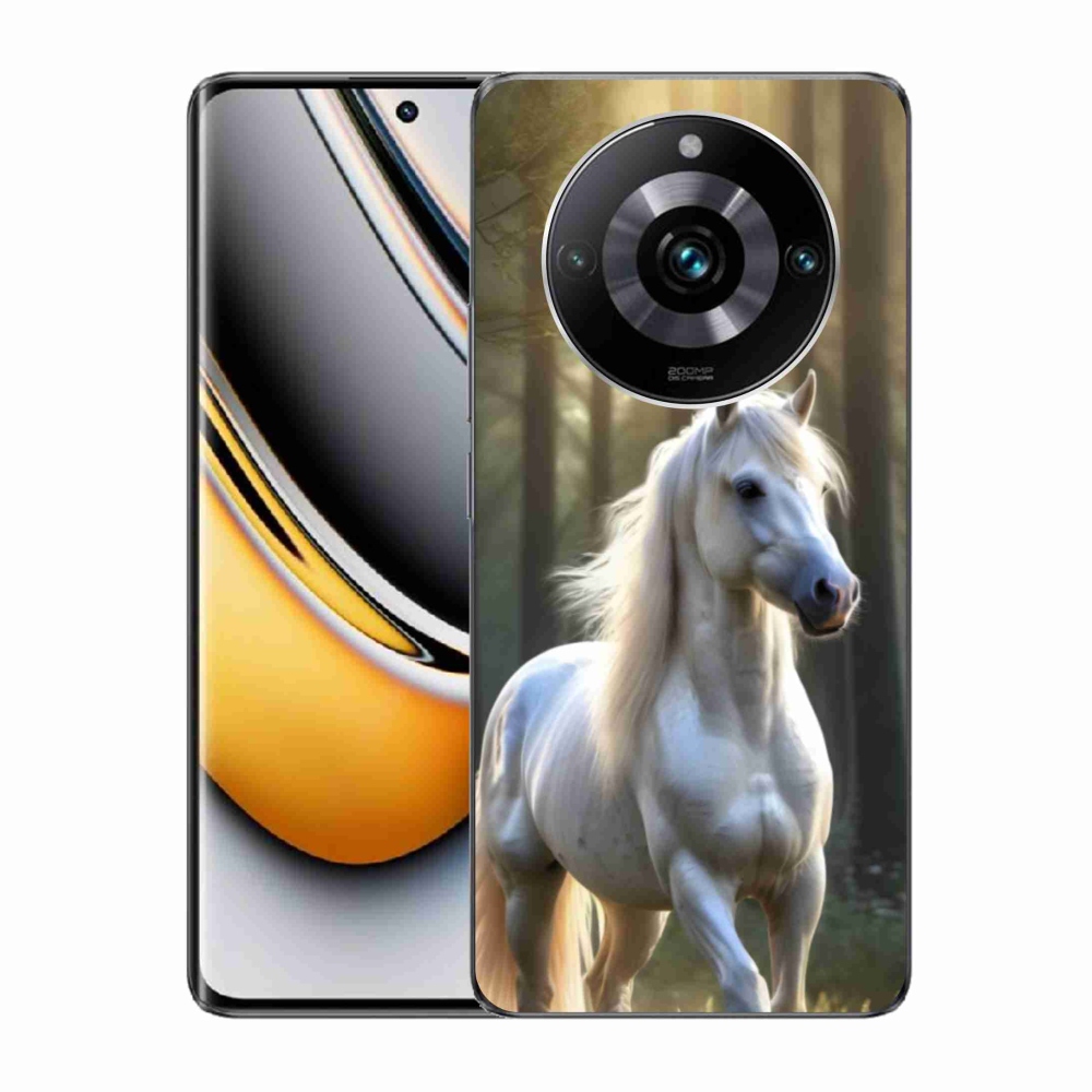 Gelový kryt mmCase na Realme 11 Pro 5G/11 Pro+ 5G - bílý kůň 3