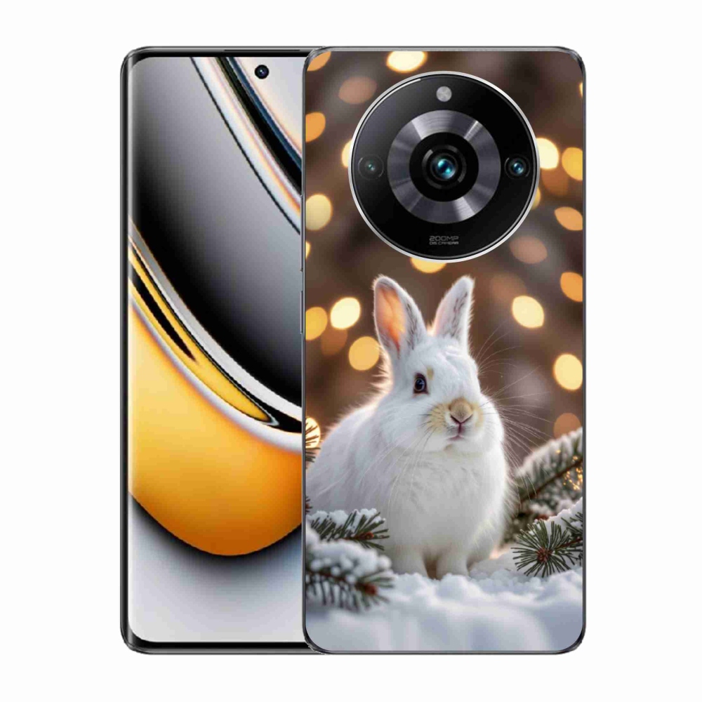 Gelový kryt mmCase na Realme 11 Pro 5G/11 Pro+ 5G - bílý zajíc