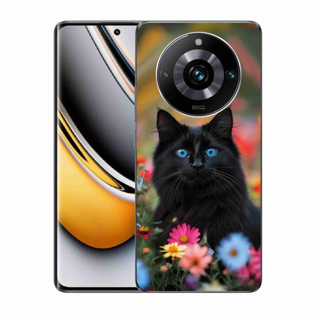 Gelový kryt mmCase na Realme 11 Pro 5G/11 Pro+ 5G - černé kotě 4
