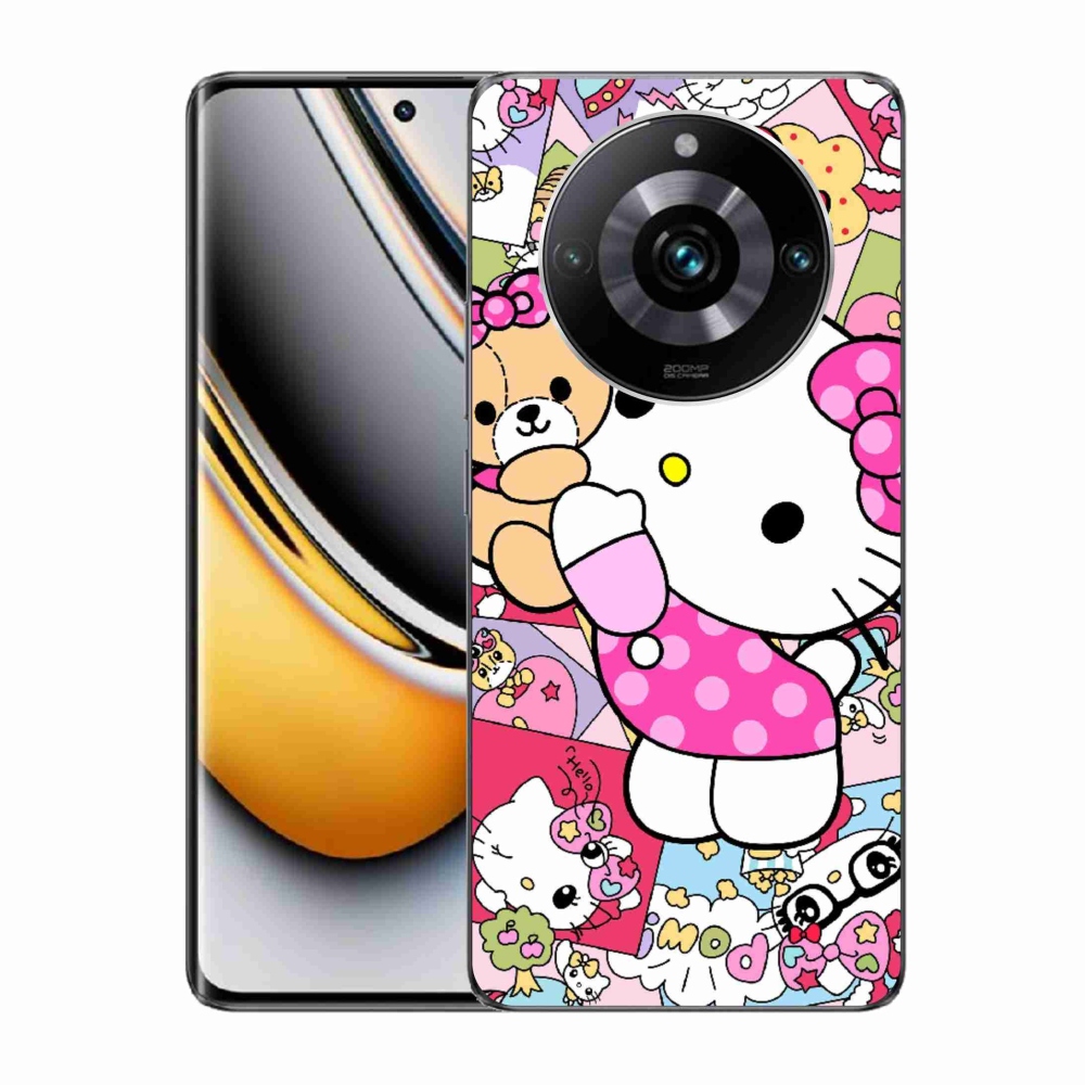 Gelový kryt mmCase na Realme 11 Pro 5G/11 Pro+ 5G - cute kitty