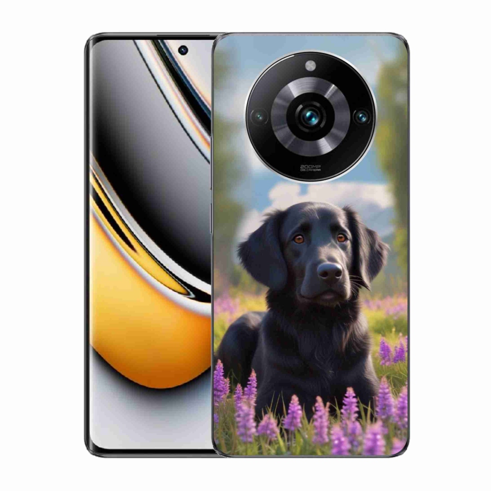 Gelový kryt mmCase na Realme 11 Pro 5G/11 Pro+ 5G - elegantní černý retrívr