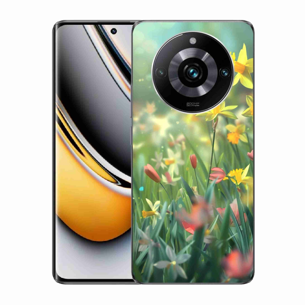 Gelový kryt mmCase na Realme 11 Pro 5G/11 Pro+ 5G - jarní květy