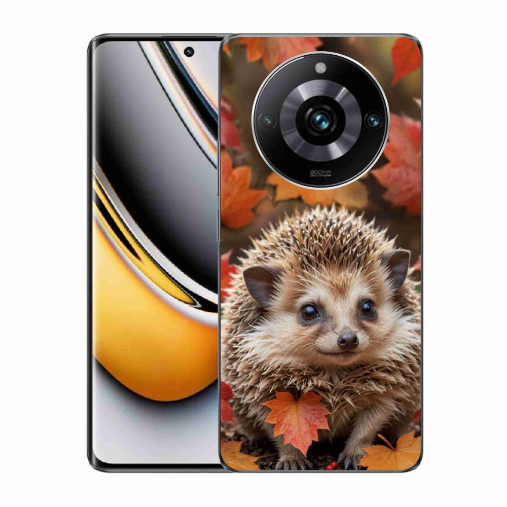 Gelový kryt mmCase na Realme 11 Pro 5G/11 Pro+ 5G - ježek v listí