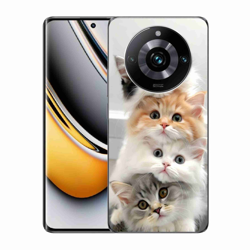 Gelový kryt mmCase na Realme 11 Pro 5G/11 Pro+ 5G - kočičí parta