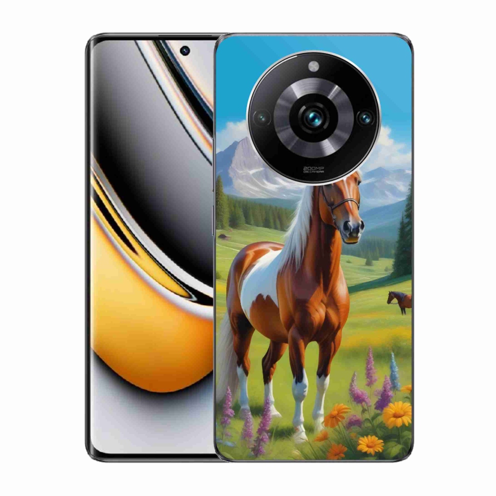 Gelový kryt mmCase na Realme 11 Pro 5G/11 Pro+ 5G - kůň na louce