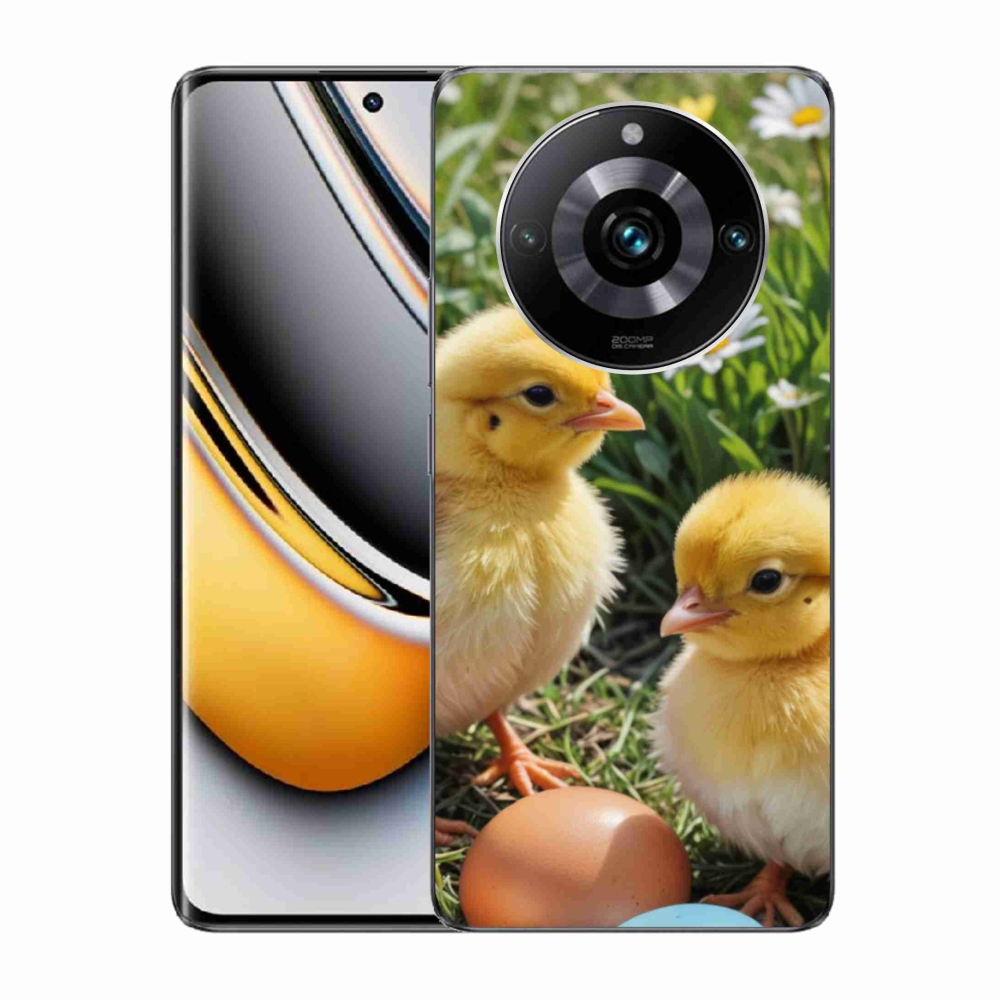 Gelový kryt mmCase na Realme 11 Pro 5G/11 Pro+ 5G - kuřátka
