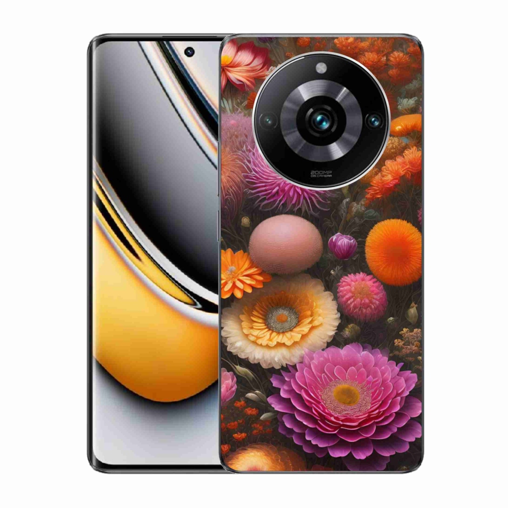 Gelový kryt mmCase na Realme 11 Pro 5G/11 Pro+ 5G - květinová kompozice