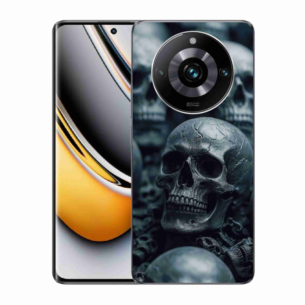 Gelový kryt mmCase na Realme 11 Pro 5G/11 Pro+ 5G - lebka 2