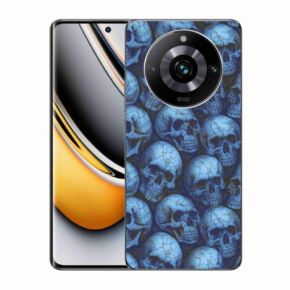 Gelový kryt mmCase na Realme 11 Pro 5G/11 Pro+ 5G - lebky