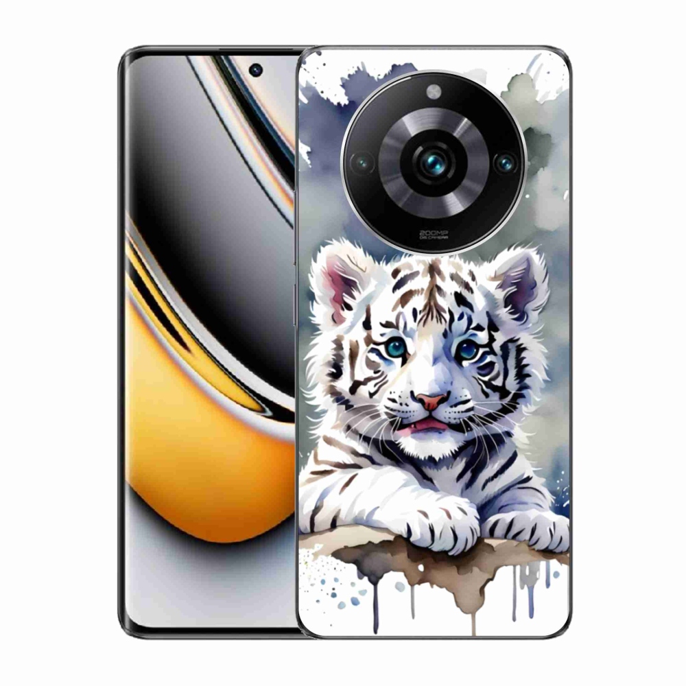 Gelový kryt mmCase na Realme 11 Pro 5G/11 Pro+ 5G - mládě bílého tygra