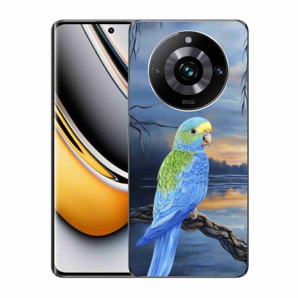 Gelový kryt mmCase na Realme 11 Pro 5G/11 Pro+ 5G - modrý papoušek
