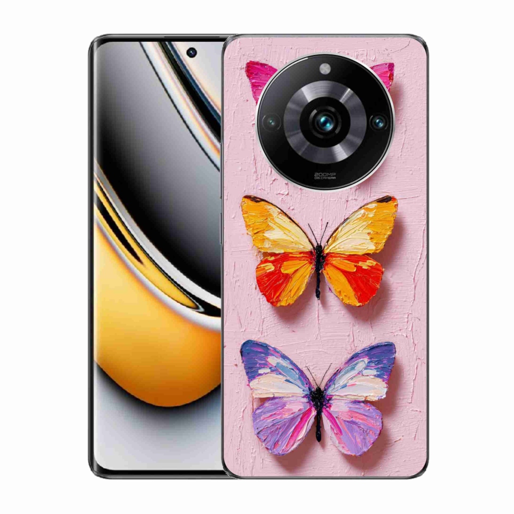 Gelový kryt mmCase na Realme 11 Pro 5G/11 Pro+ 5G - motýlí trojice