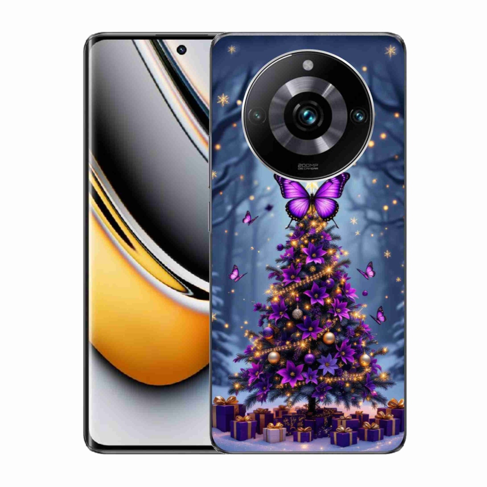 Gelový kryt mmCase na Realme 11 Pro 5G/11 Pro+ 5G - motýlí vánoční stromek