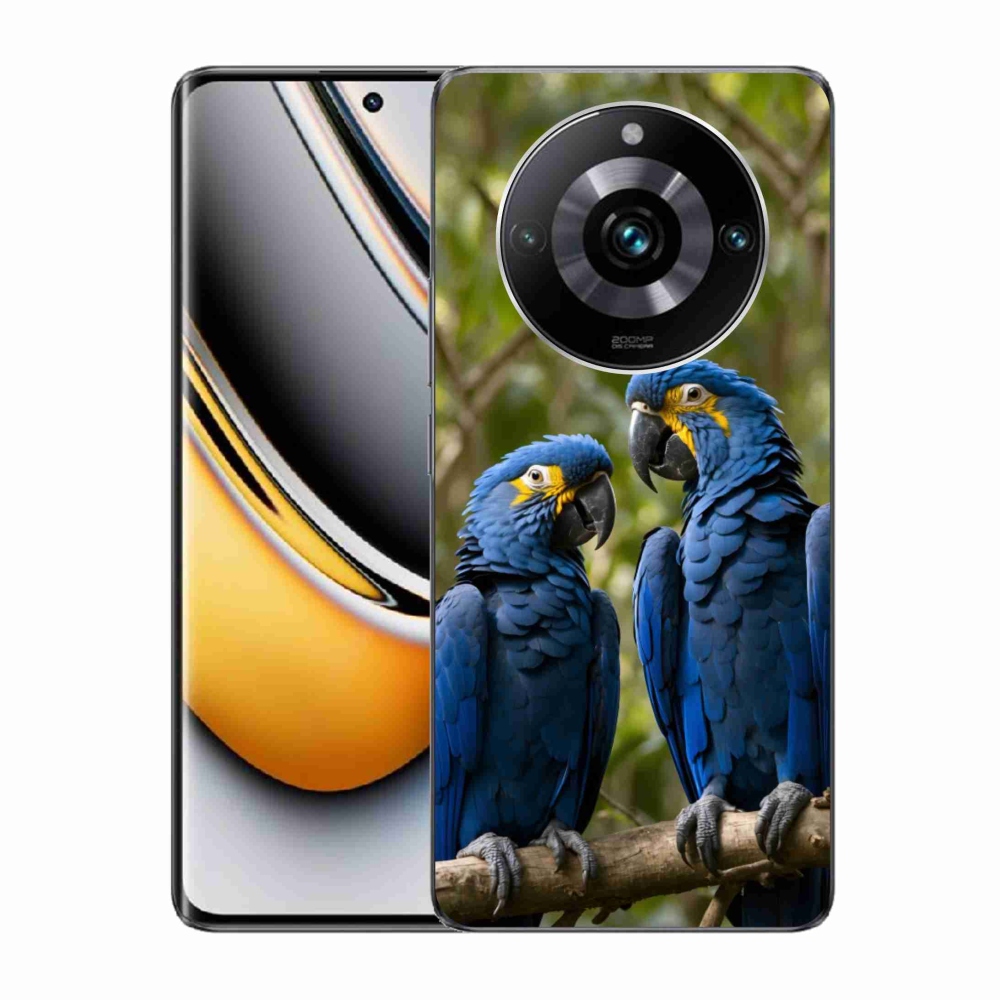 Gelový kryt mmCase na Realme 11 Pro 5G/11 Pro+ 5G - papouščí duo