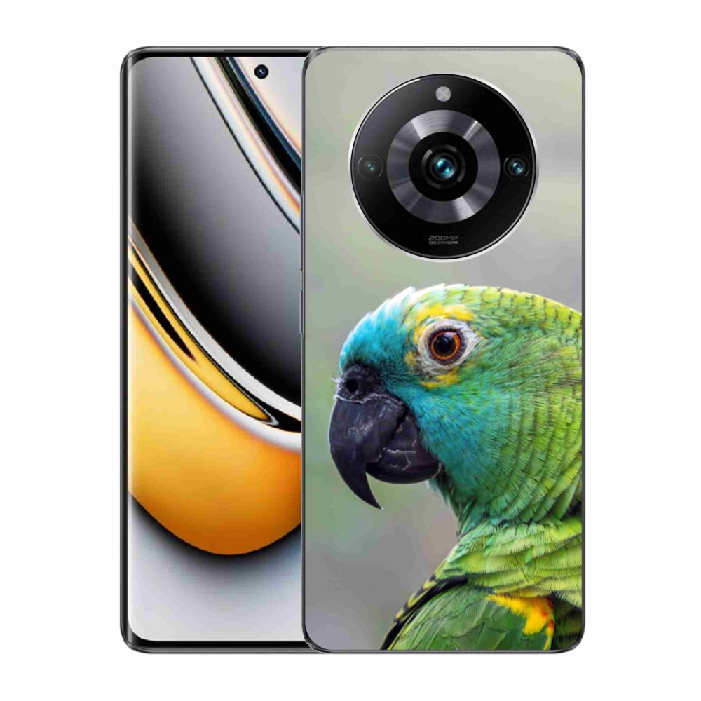 Gelový kryt mmCase na Realme 11 Pro 5G/11 Pro+ 5G - papoušek amazoňan