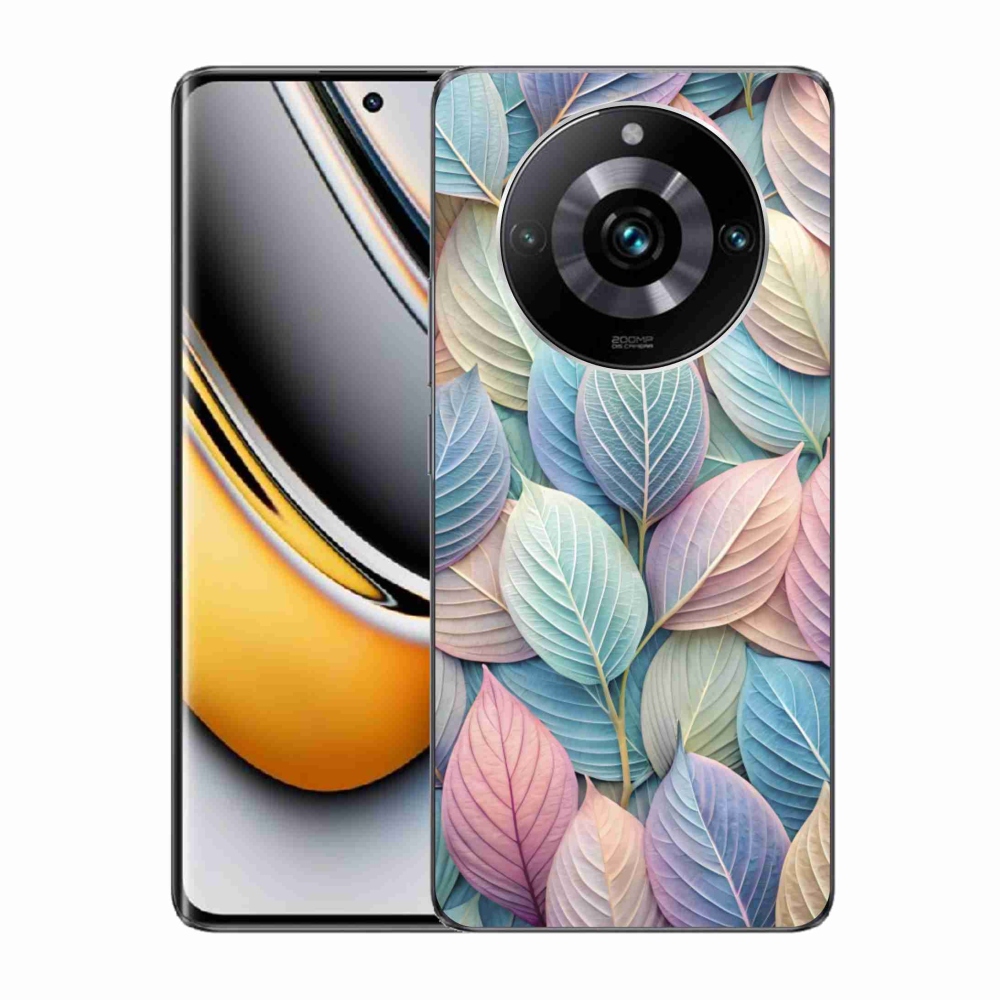 Gelový kryt mmCase na Realme 11 Pro 5G/11 Pro+ 5G - pastelové listy