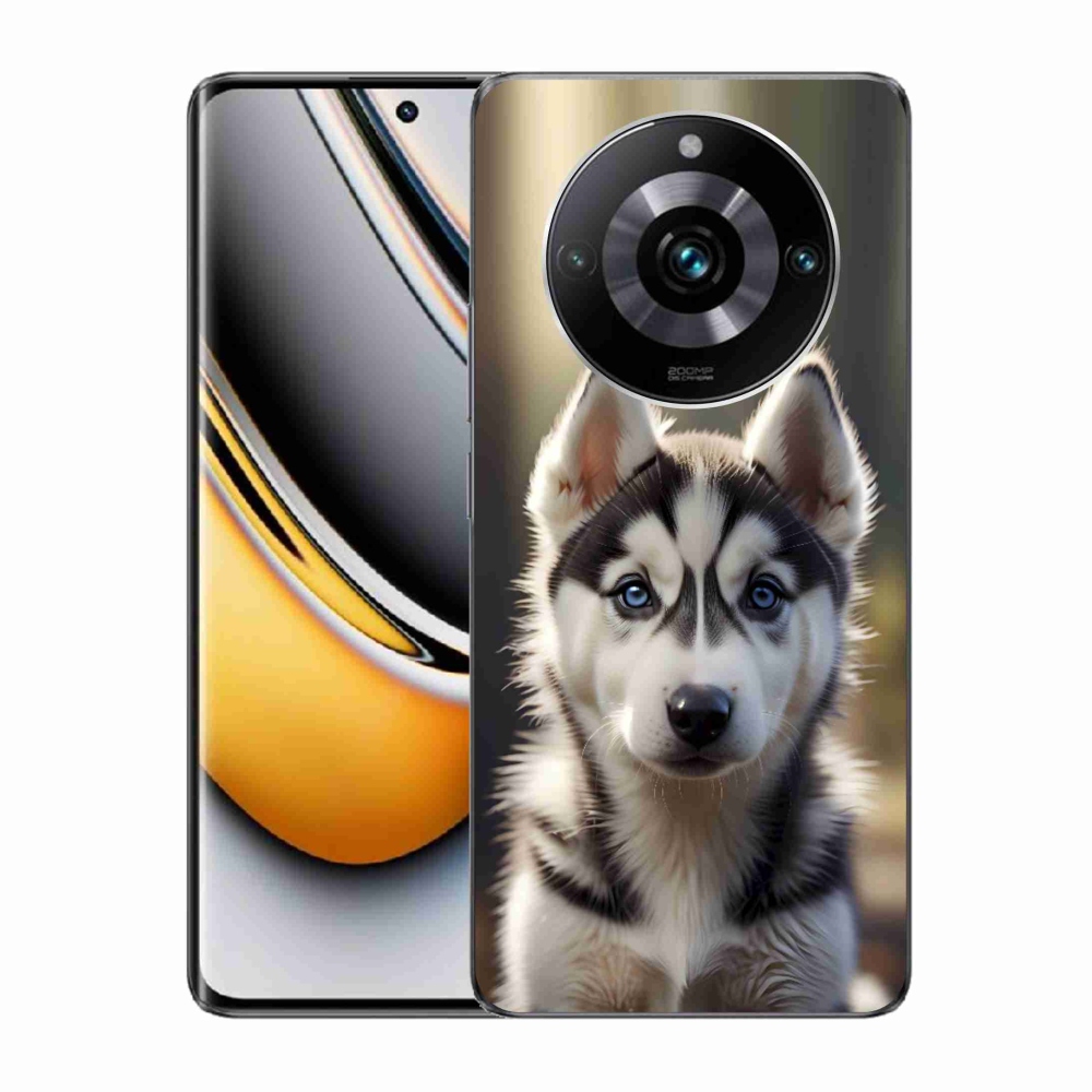 Gelový kryt mmCase na Realme 11 Pro 5G/11 Pro+ 5G - roztomilý sibiřský husky