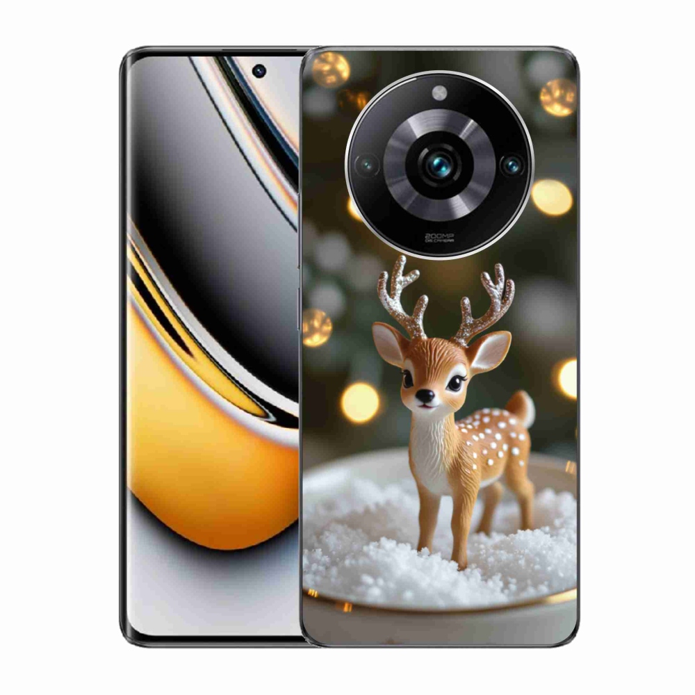 Gelový kryt mmCase na Realme 11 Pro 5G/11 Pro+ 5G - roztomilý vánoční jelen
