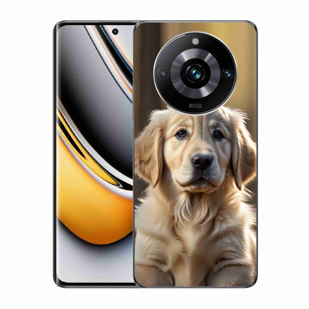 Gelový kryt mmCase na Realme 11 Pro 5G/11 Pro+ 5G - roztomilý zlatý retrívr