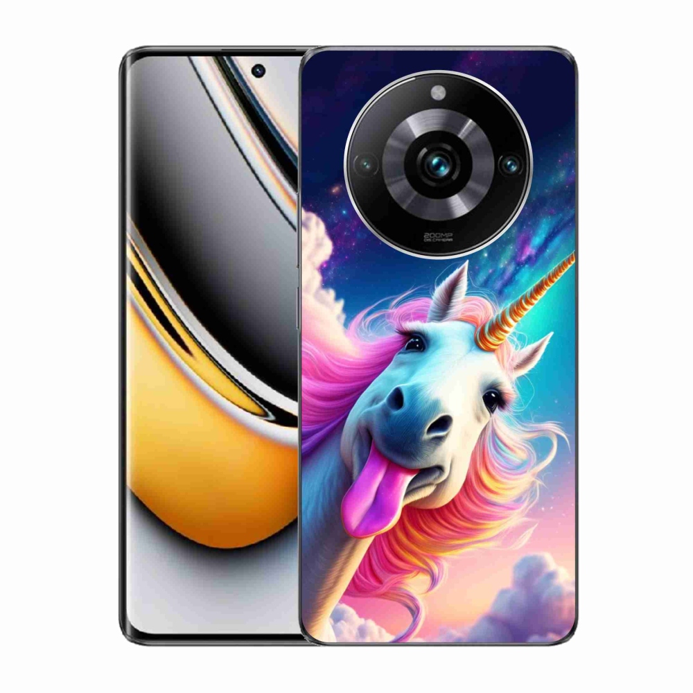 Gelový kryt mmCase na Realme 11 Pro 5G/11 Pro+ 5G - šílený jednorožec