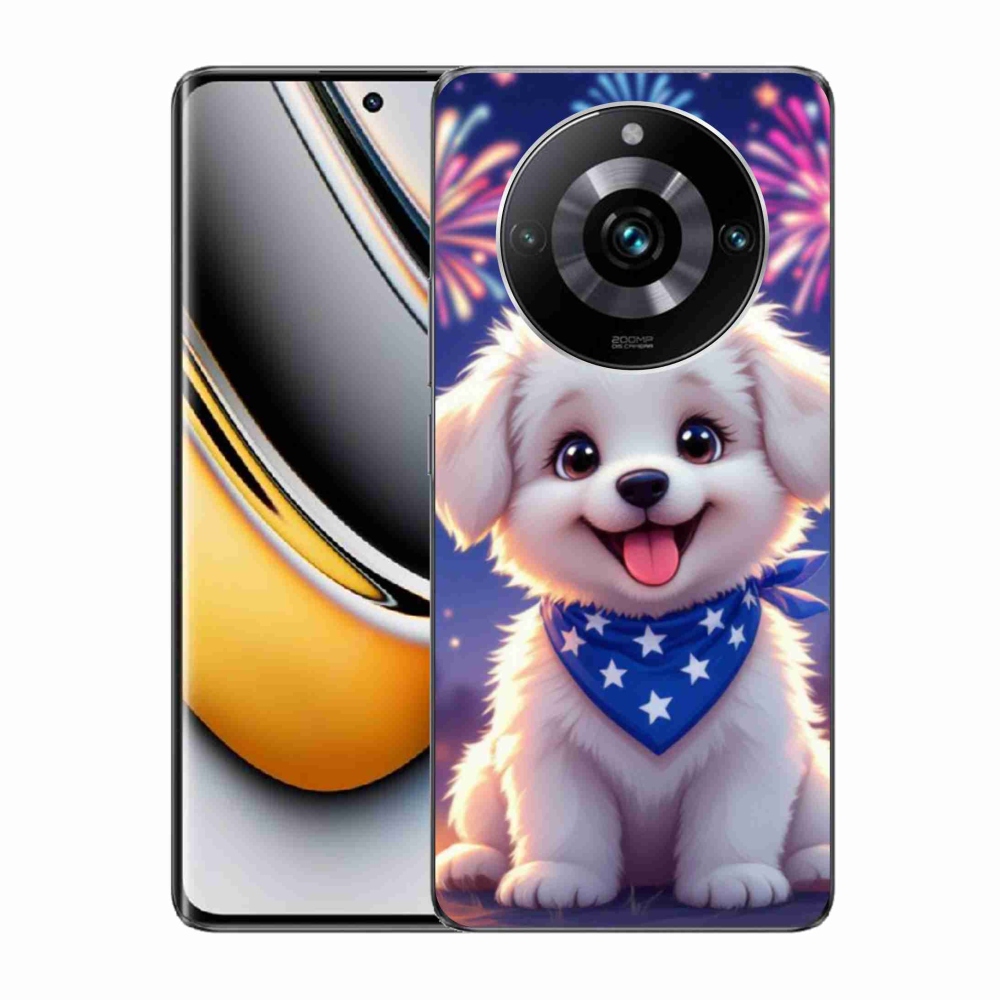 Gelový kryt mmCase na Realme 11 Pro 5G/11 Pro+ 5G - slavnostní štěně