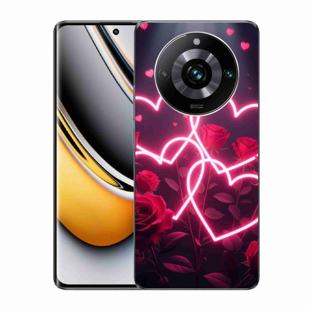 Gelový kryt mmCase na Realme 11 Pro 5G/11 Pro+ 5G - srdce lásky