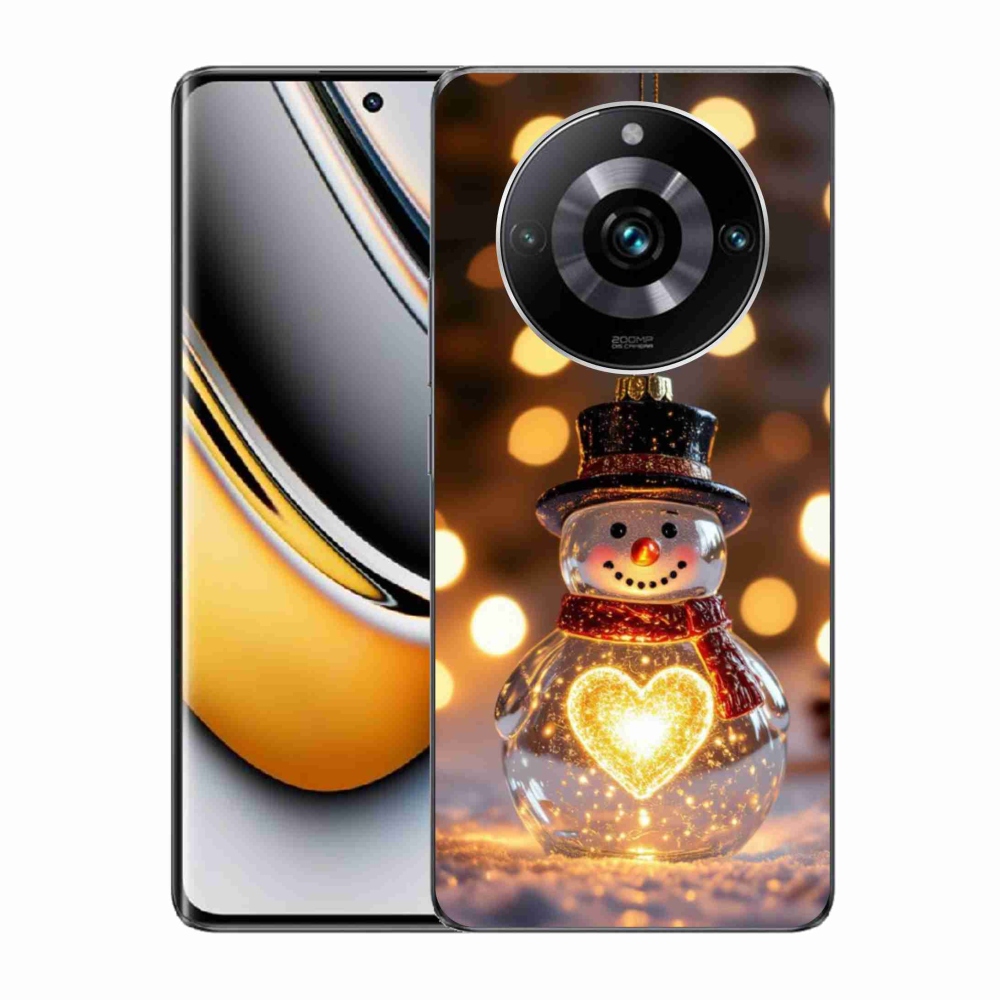 Gelový kryt mmCase na Realme 11 Pro 5G/11 Pro+ 5G - svítící vánoční sněhulák