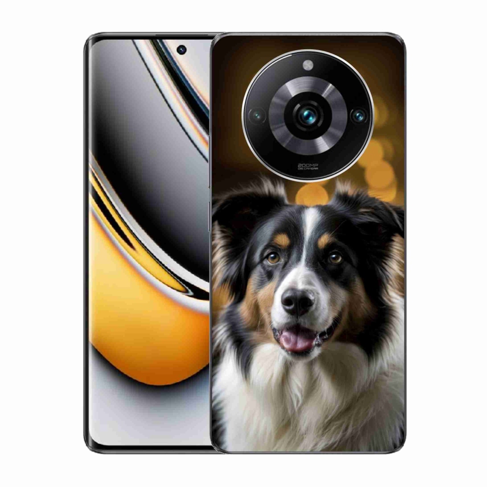 Gelový kryt mmCase na Realme 11 Pro 5G/11 Pro+ 5G - usměvavý australský ovčák