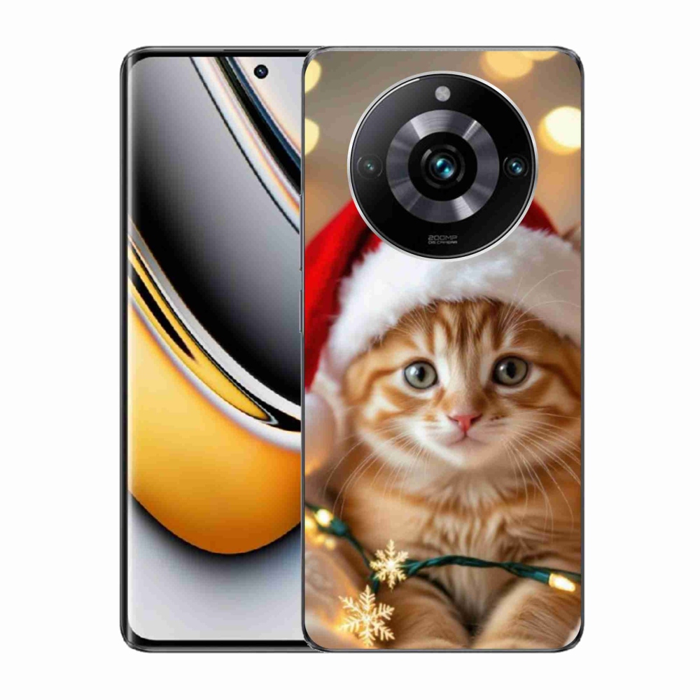 Gelový kryt mmCase na Realme 11 Pro 5G/11 Pro+ 5G - vánoční kotě