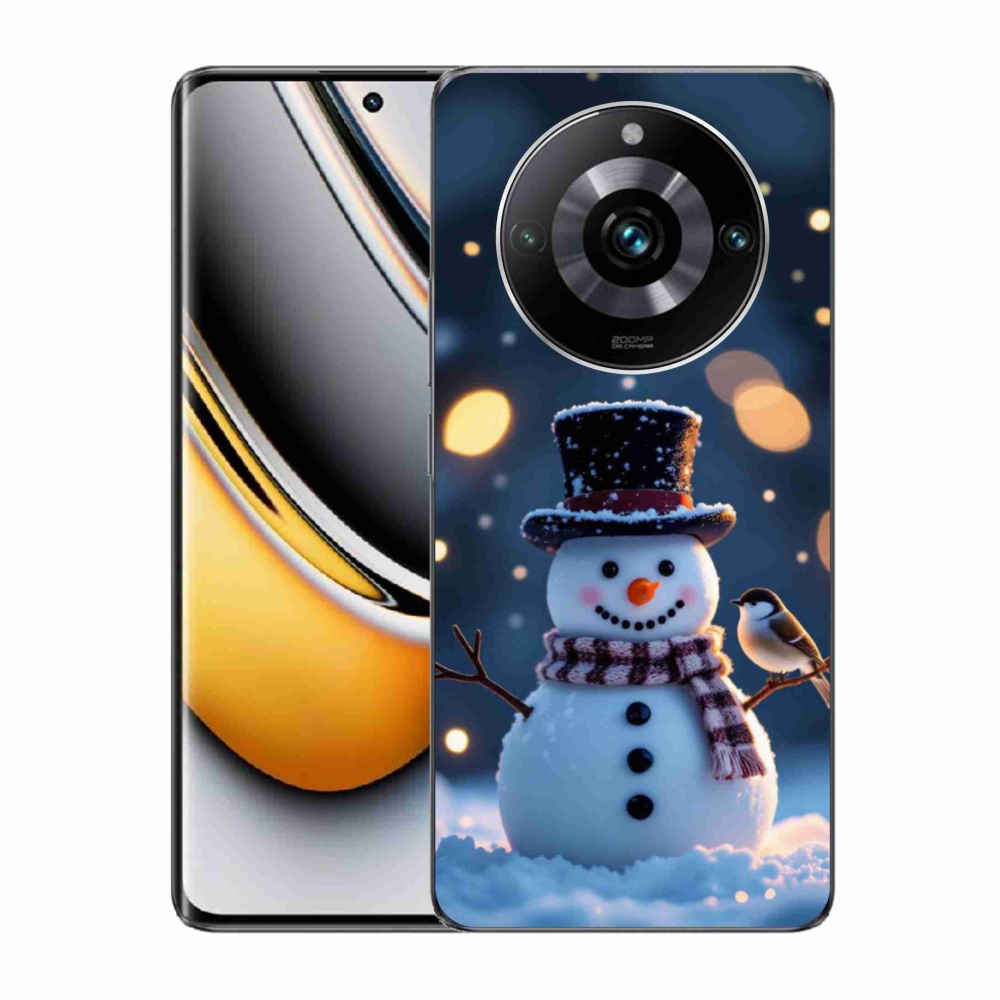 Gelový kryt mmCase na Realme 11 Pro 5G/11 Pro+ 5G - vánoční sněhulák