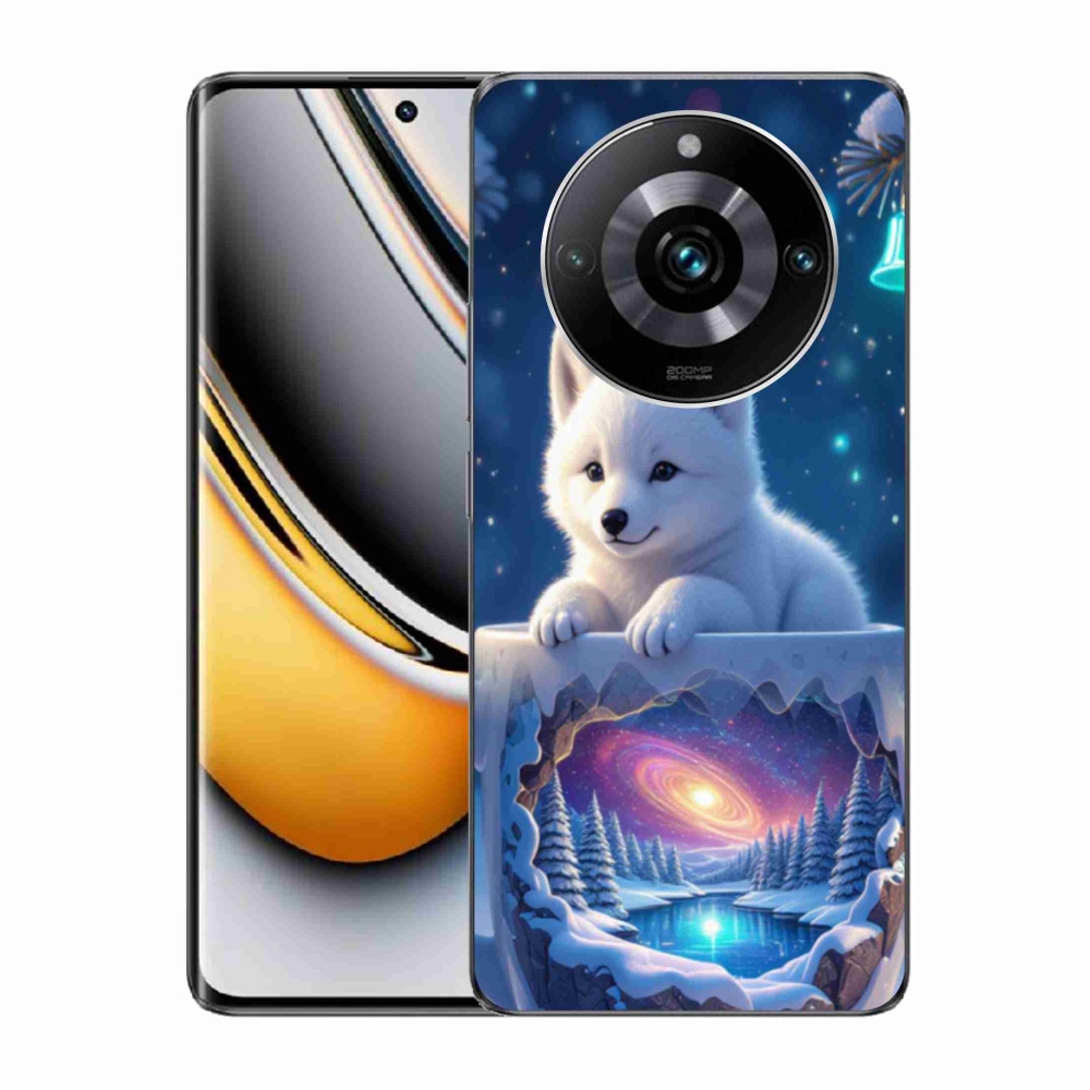 Gelový kryt mmCase na Realme 11 Pro 5G/11 Pro+ 5G - vánoční štěně