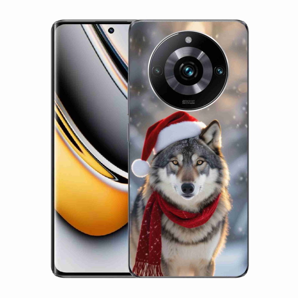Gelový kryt mmCase na Realme 11 Pro 5G/11 Pro+ 5G - vánoční vlk