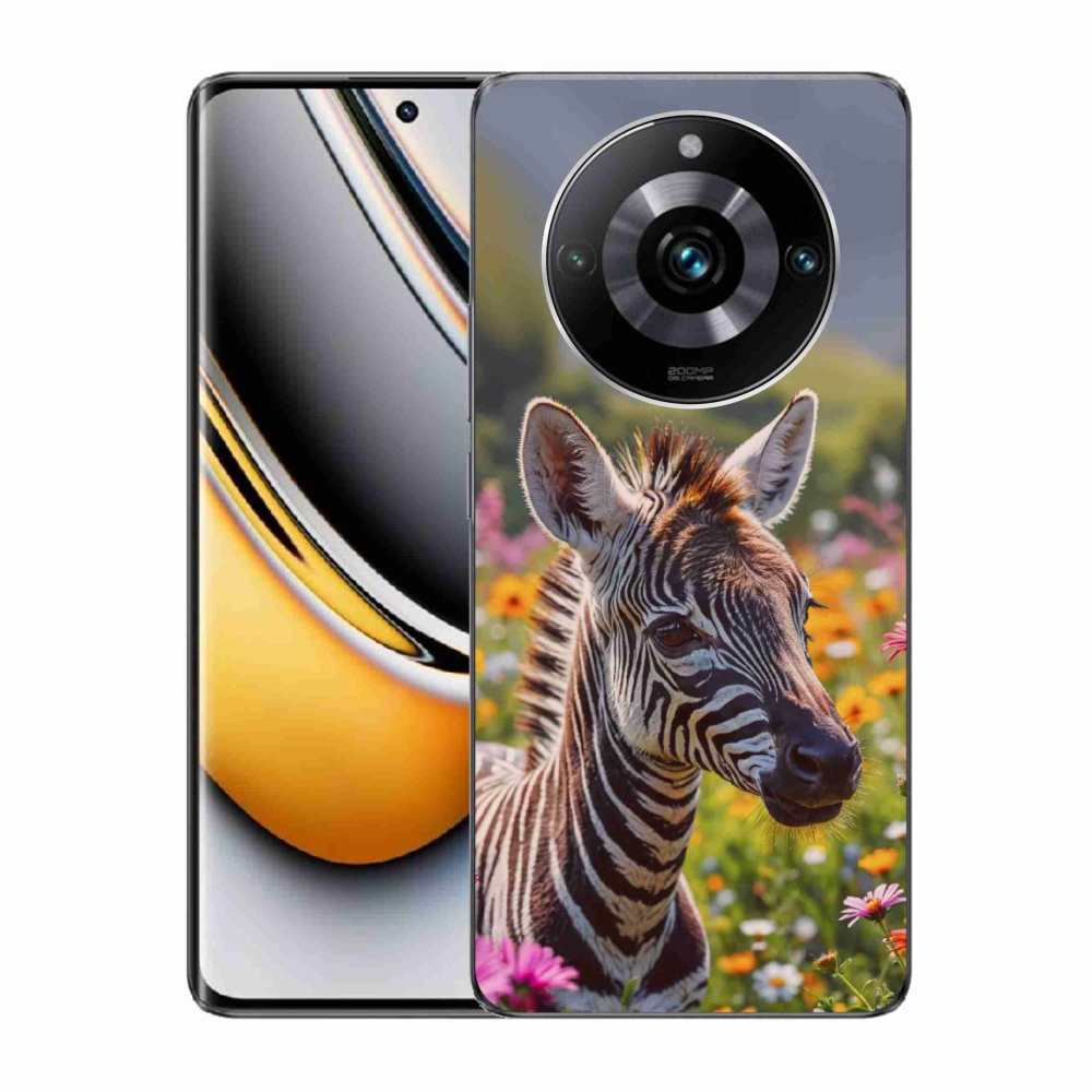 Gelový kryt mmCase na Realme 11 Pro 5G/11 Pro+ 5G - zebra na louce