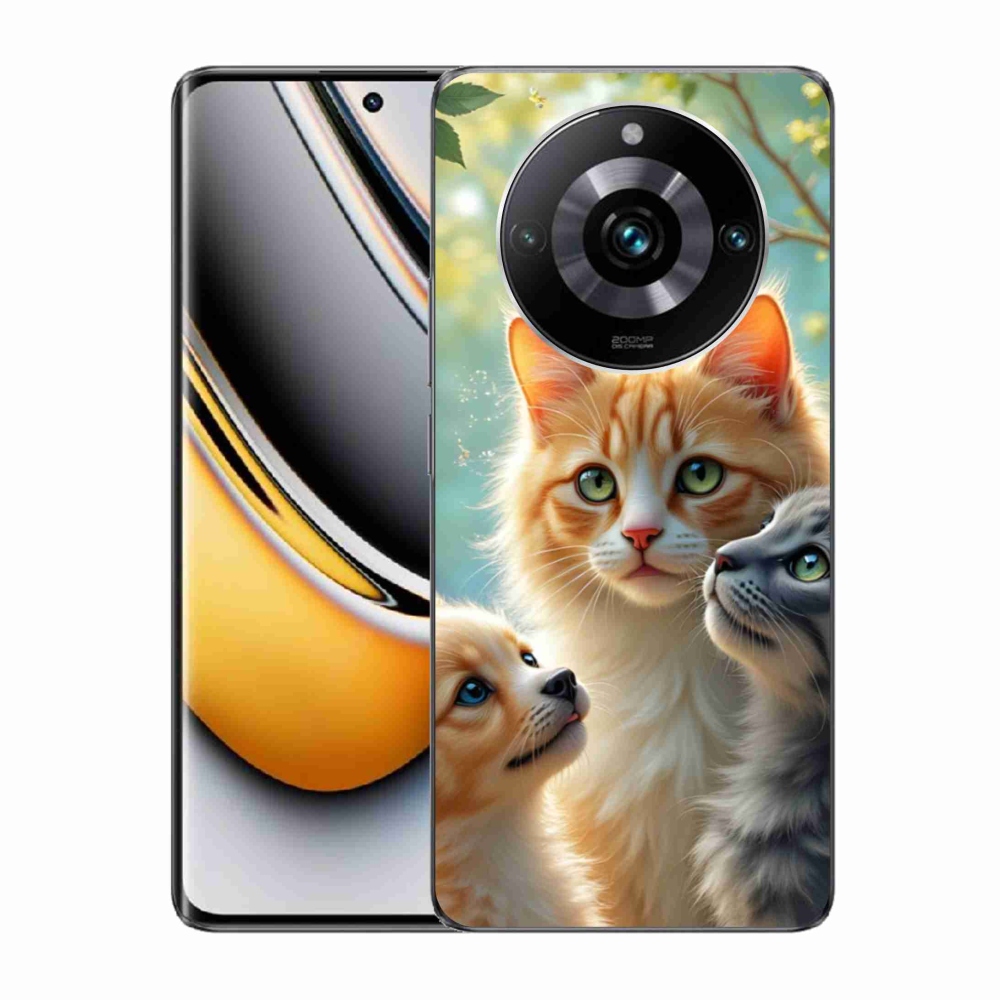 Gelový kryt mmCase na Realme 11 Pro 5G/11 Pro+ 5G - zvířecí přátelství 2