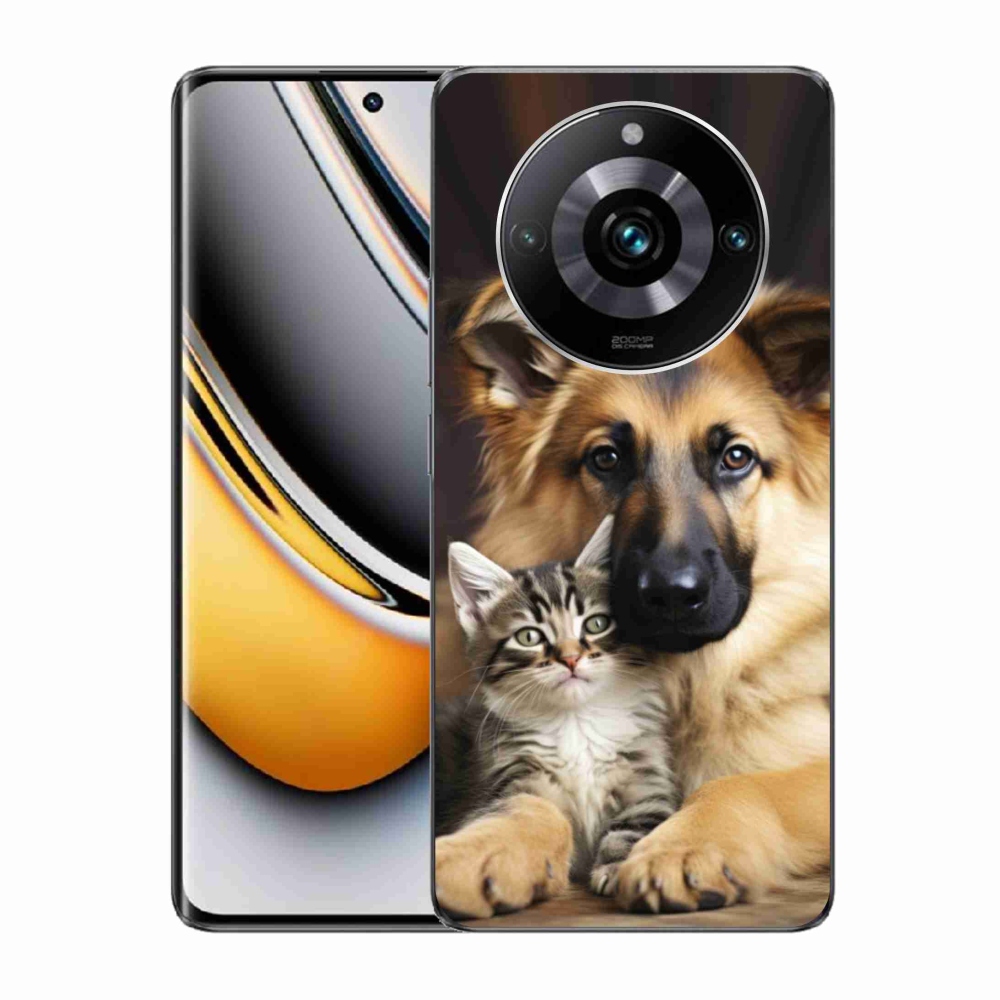 Gelový kryt mmCase na Realme 11 Pro 5G/11 Pro+ 5G - zvířecí přátelství