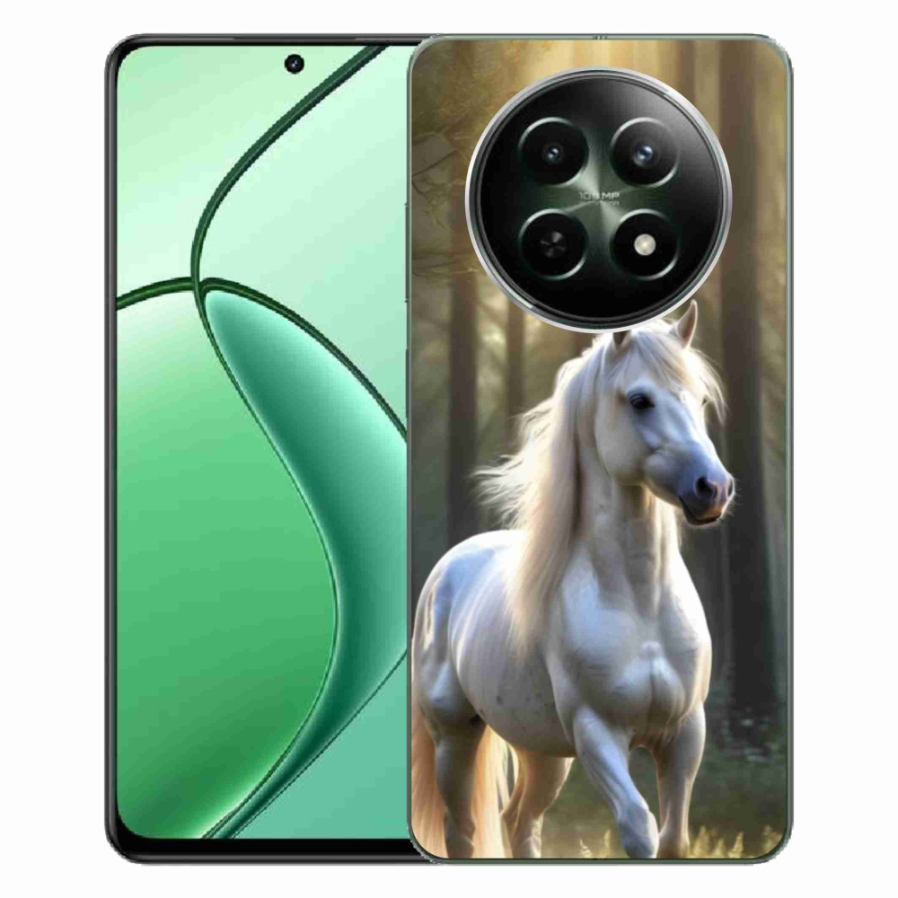 Gelový kryt mmCase na Realme 12 5G/12x 5G - bílý kůň 3