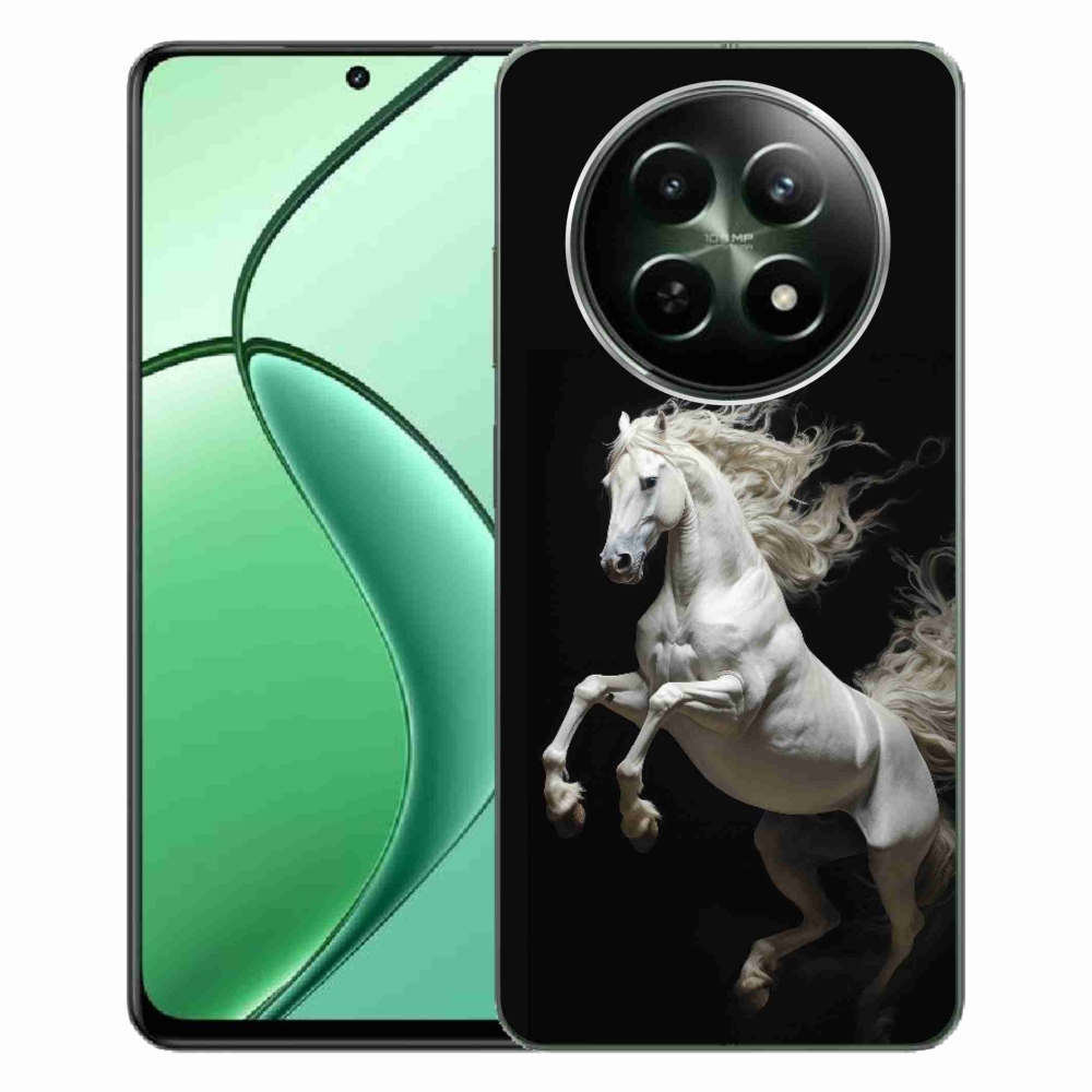 Gelový kryt mmCase na Realme 12 5G/12x 5G - bílý kůň 4