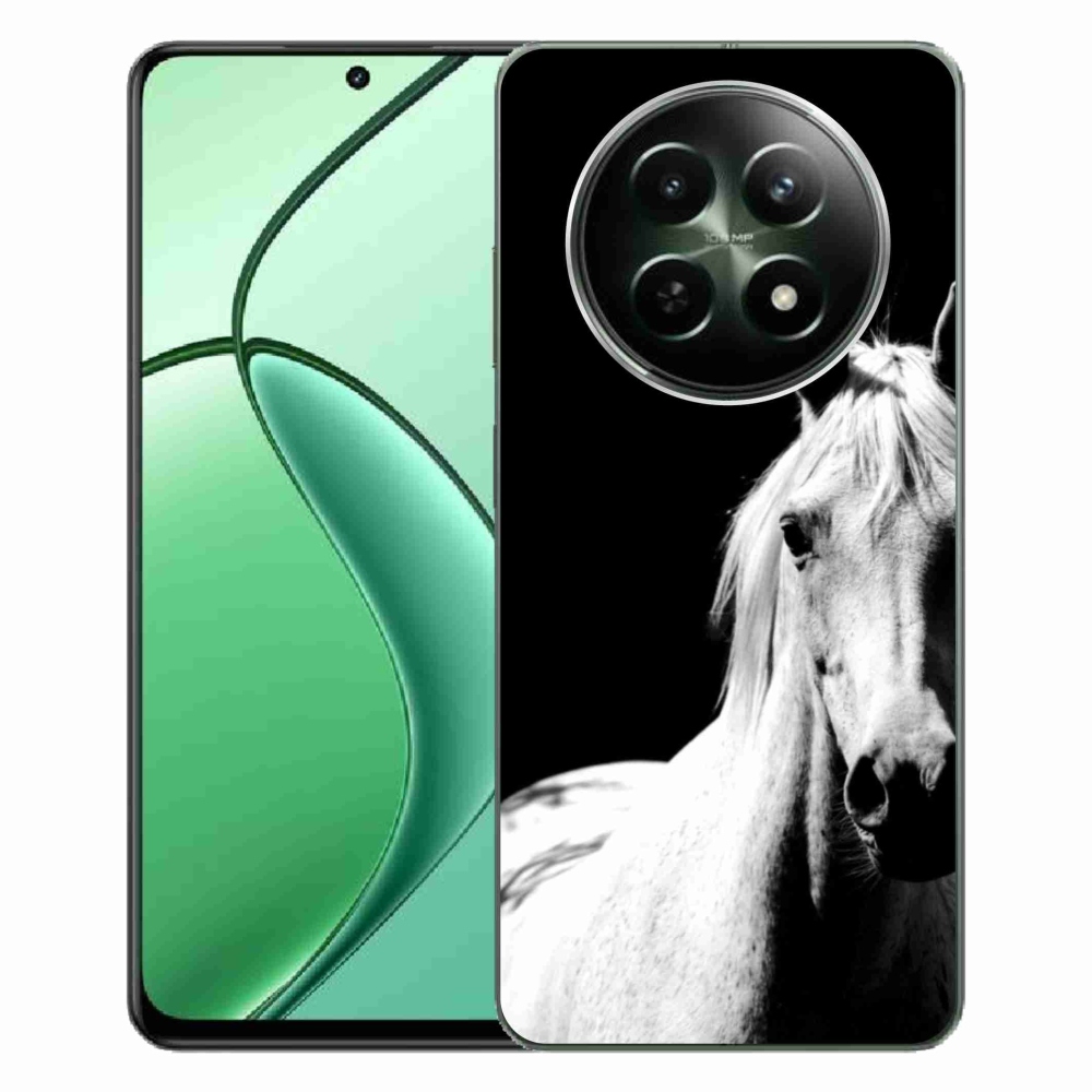 Gelový kryt mmCase na Realme 12 5G/12x 5G - bílý kůň 5