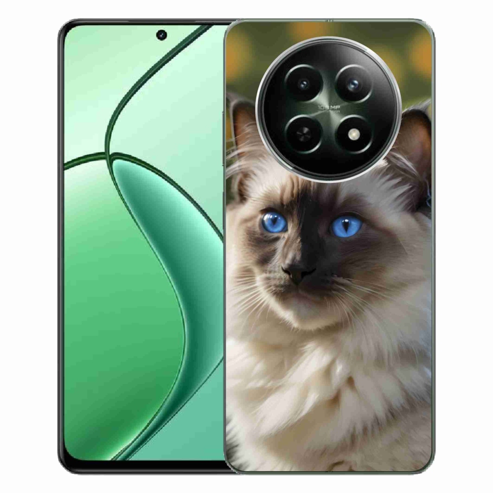 Gelový kryt mmCase na Realme 12 5G/12x 5G - bílý ragdoll