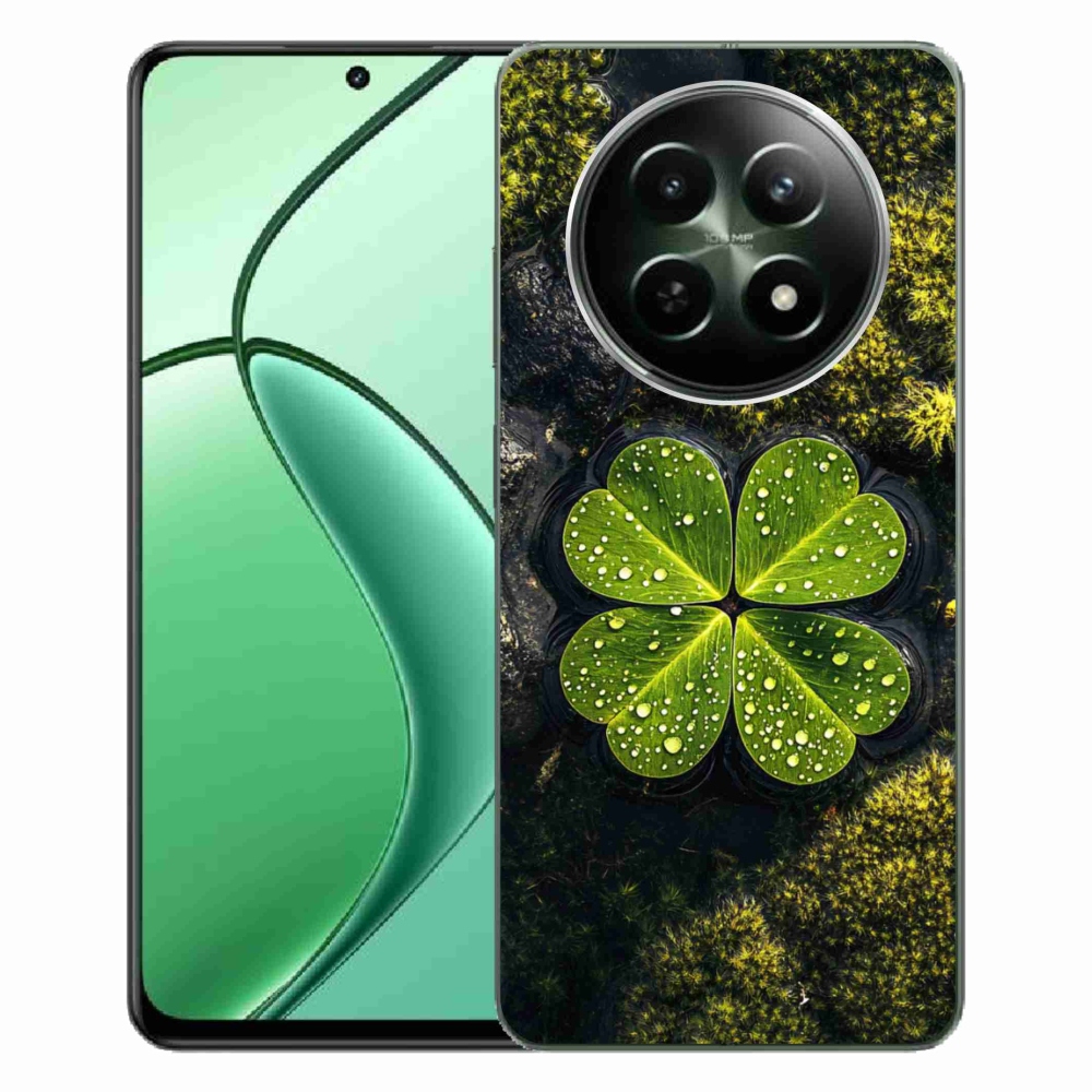 Gelový kryt mmCase na Realme 12 5G/12x 5G - čtyřlístek