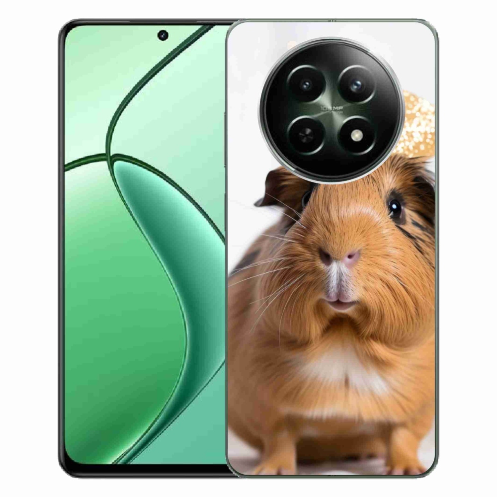 Gelový kryt mmCase na Realme 12 5G/12x 5G - hnědé morče