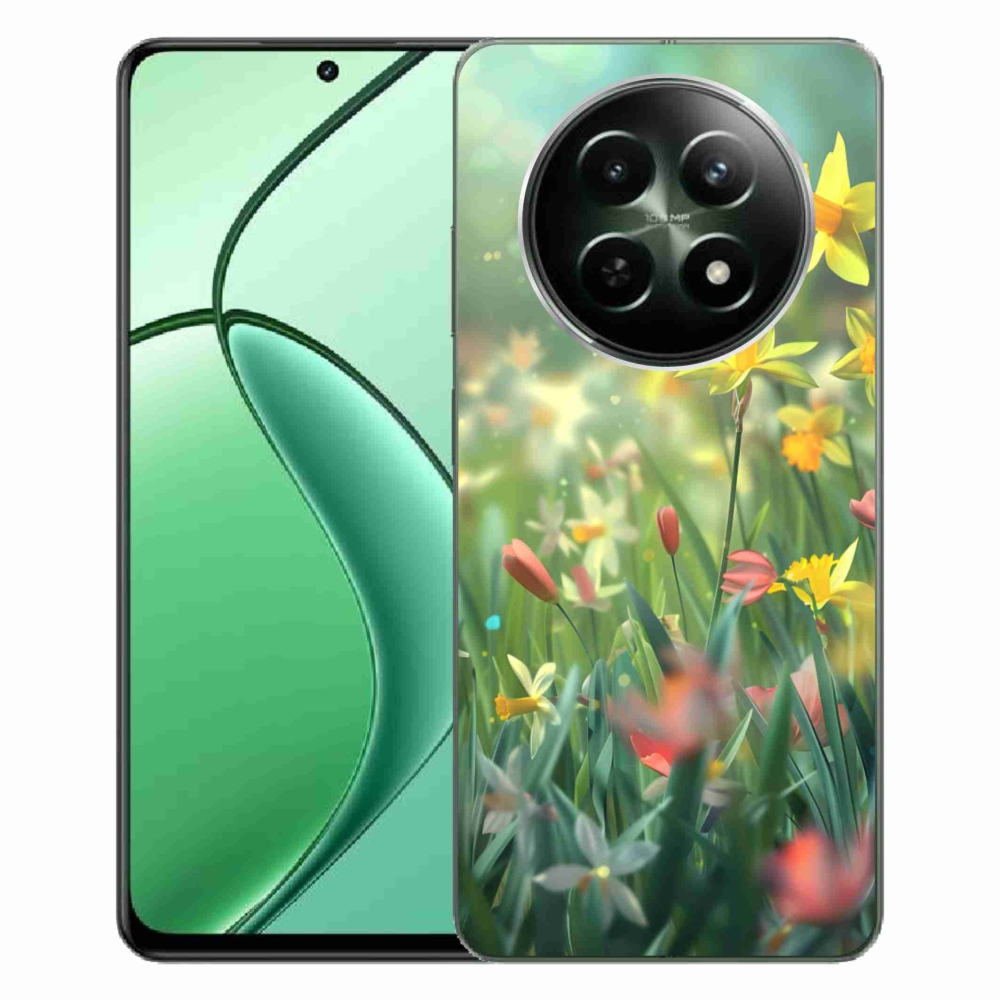 Gelový kryt mmCase na Realme 12 5G/12x 5G - jarní květy